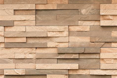 Free Photo | Uneven sandstone tile for wall surface