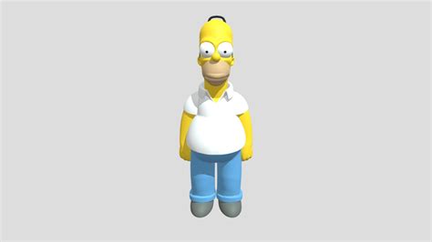 Homer Simpson 3D Model - Download Free 3D model by TheRealKrusty [fb70467] - Sketchfab