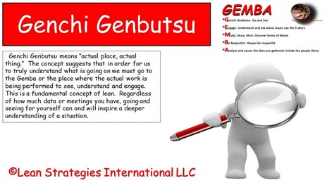 Genchi Genbutsu | Lean six sigma, Understanding, Leadership