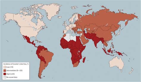 Incidence rates of travelers' diarrhea in the initial 2 weeks of stay... | Download Scientific ...