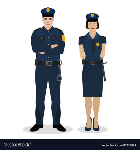 Police officers image Royalty Free Vector Image