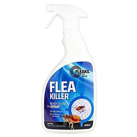 FleaKil Flea Killer Spray Fast Acting Flea Repellent Killer Spray For Indoor Outdoor Use Highly ...