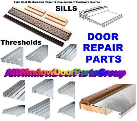 Sliding Patio Door Threshold Replacement Parts | All Sizes | BiltBest Window Parts