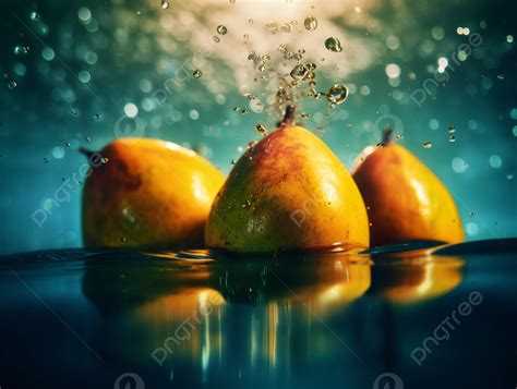 Mango Fresh Organic Fruit Water Splash Photography Advertising ...