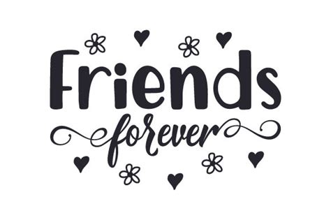 Friends Forever (SVG Cut file) by Creative Fabrica Crafts · Creative Fabrica