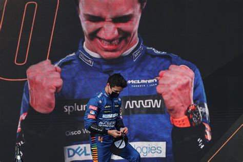 Lando Norris Podium : Lando Norris Celebrates First Podium Finish After ...