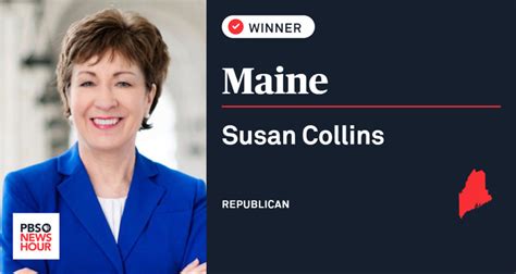 GOP Sen. Susan Collins wins reelection in Maine | PBS News