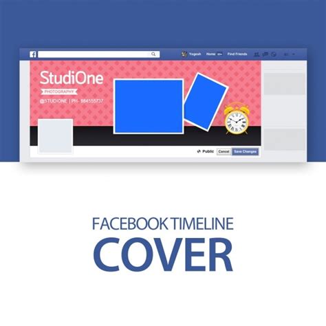 Facebook cover template PSD file | Free Download