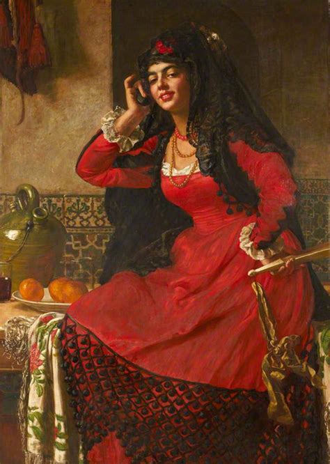 Carmen Painting | Valentine Cameron Prinsep Oil Paintings