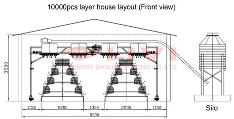 10000 Design Plan for Laying Hens