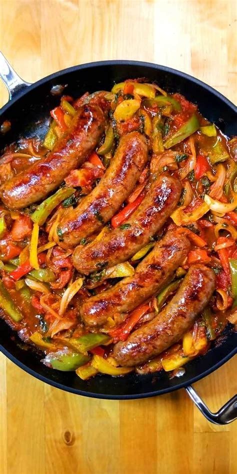 Italian Sausage Peppers and Onions Recipe - Healthy Cooking Tips In Home