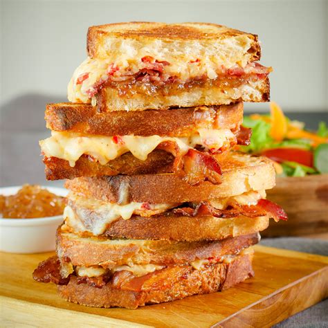 Bourbon Bacon Grilled Cheese | Recipes | Stonewall Kitchen Grilled ...