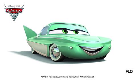 HD wallpaper: Disney Cars character wallpaper, pixar, cars 2, flo | Wallpaper Flare