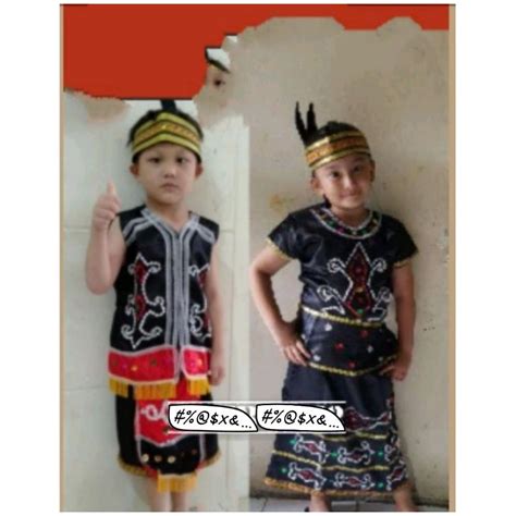 Jual BAJU ADAT KALIMANTAN BARAT // KALBAR ANAK - ANAK TK & SD | Shopee Indonesia