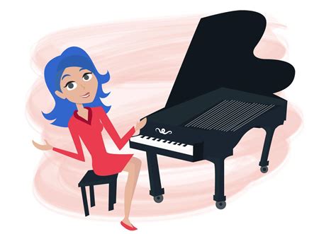 Piano Recital Free Vector 99512 Vector Art at Vecteezy