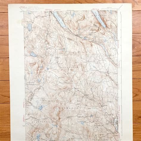 Lyndonville Vt Map - Etsy