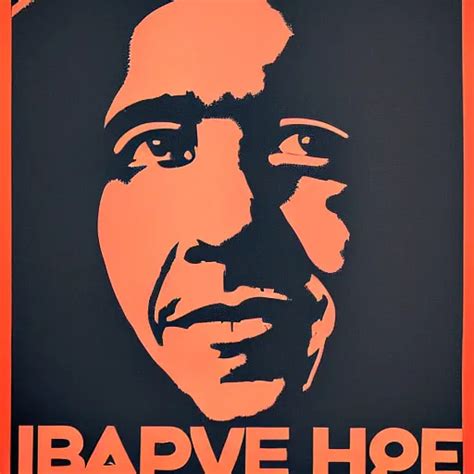 barack obama hope poster by shepard fairey ( 2 0 0 8 ) | Stable Diffusion | OpenArt