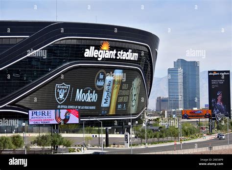 Allegiant Stadium, Las Vegas, Nevada, USA, North America Stock Photo ...