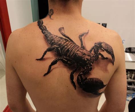 scorpion tattoo on full back Female tattoofemale tattoos gallery