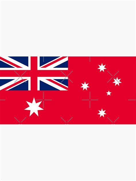 "Flag of Australian Red Ensign" Sticker for Sale by mo91 | Redbubble