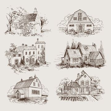 Discover more than 78 sketch of a cottage latest - seven.edu.vn