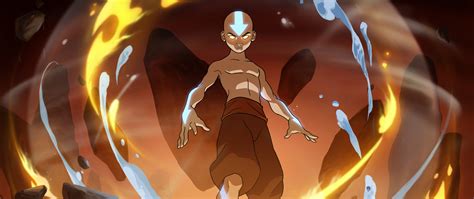 2560x1080 Resolution Smite x Aang Avatar 4K 2560x1080 Resolution ...