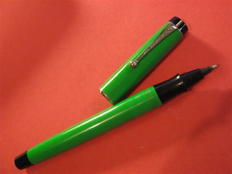 Parker Green BIG RED Early Black Ends Ball Point Pen working Jotter Refill vtg #Parker Fountain ...