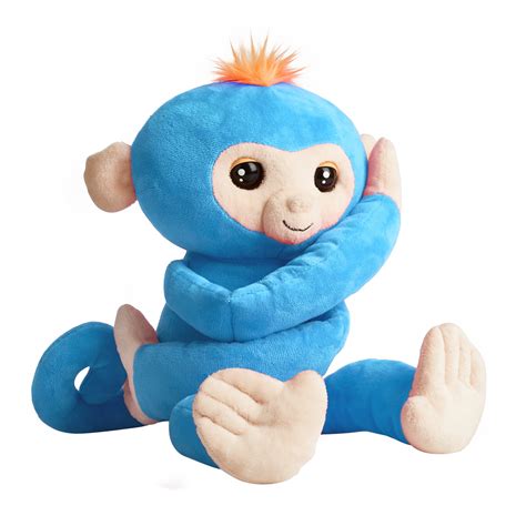 Fingerlings HUGS - Boris (Blue) - Advanced Interactive Plush Baby ...