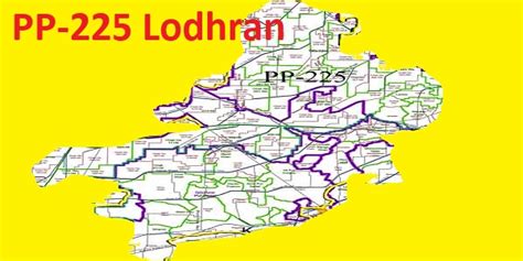 PP-225 Lodhran Area, Map, Candidates and Result