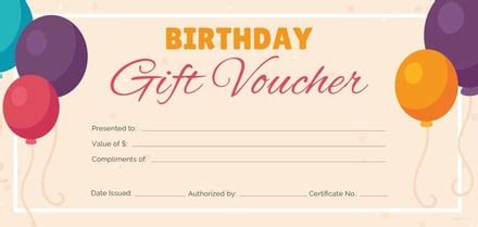 Free Birthday Gift Voucher Template: Download 77+ Vouchers in PSD ...