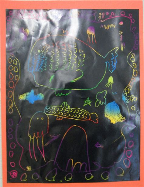 Crayon Etching (Scratch Art): Drawing Lessons for Kids: KinderArt