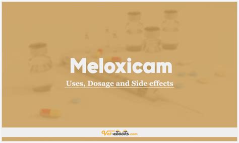 Meloxicam Dose For Dogs & Cats | Vet Drugs List