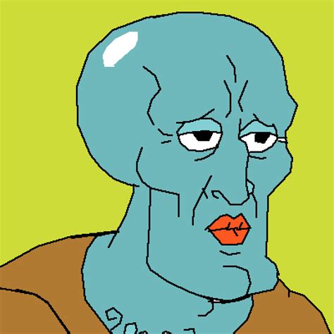 Pixilart - Squidward Meme by duderocks1233