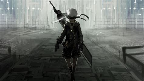 YoRHa No.9 Type S HD Wallpaper - NieR: Automata