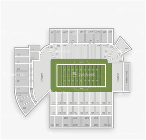 Bobby Dodd Stadium Seating Chart With Seat Numbers | Elcho Table