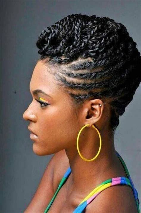 20+ Flat Twist Updo Styles | Fashion Style