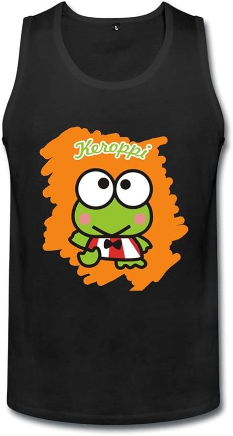 Amazon.com: QZJKW Men's Keroppi Ring Spun Cotton Funny Sayings Design V-neck T-Shirt Black US ...