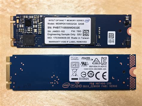 Intel Optane Memory 32GB Review - Faster Than Lightning - PC Perspective