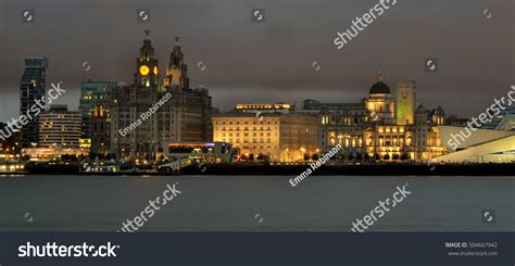 Liverpool Waterfront Night Stock Photo 504667942 | Shutterstock