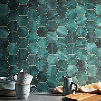 Teal Hexagon Wall Tiles – HOMYSTYLE