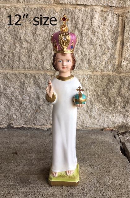 Infant of Prague 12" Statue #M-12CC, M12IOPJC - McKay Church Goods