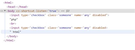 Input type checkbox in php not same in html ← (PHP, HTML)