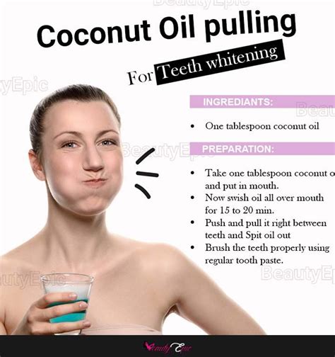 How to Whiten Teeth with Coconut Oil? | Coconut oil for acne, Coconut oil for teeth, Oil pulling ...