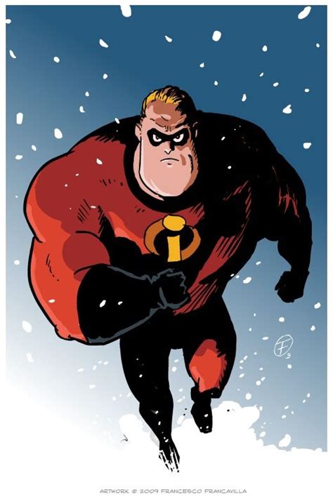 "Mr. Incredible" by Francesco Francavilla. | The incredibles, Disney pixar movies, Disney art