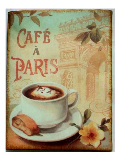 Cafe Paris Plaque French Wall Decor | French wall decor, Retro cafe, French walls