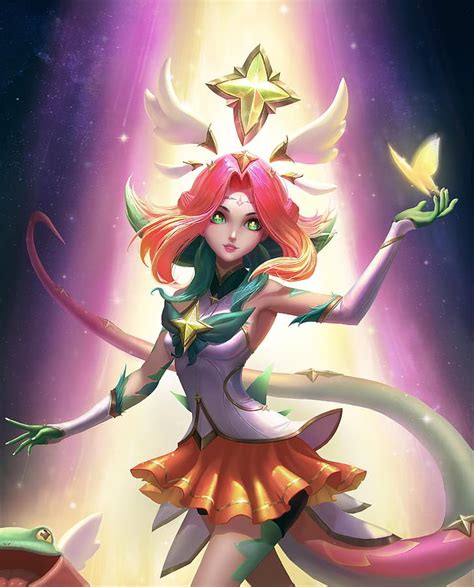 375x667px | free download | HD wallpaper: Neeko (League of Legends), Riot Games, Star Guardian ...