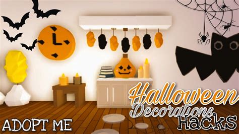 Halloween Decorations Hacks 🎃 | Adopt Me Building Hacks! Roblox - YouTube