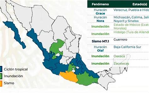 8 grandes fenómenos naturales impactaron a México en menos de un mes ...