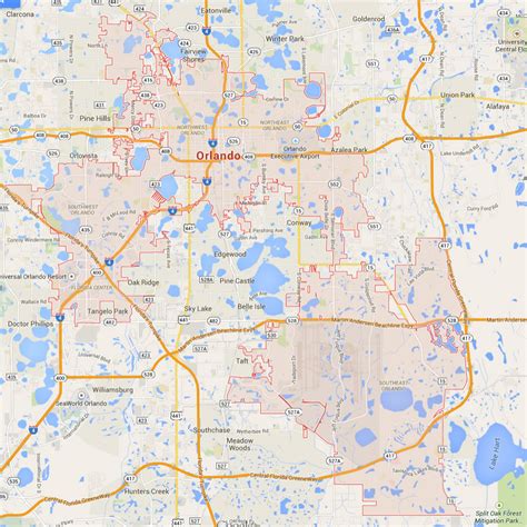 Orlando Florida Map - United States