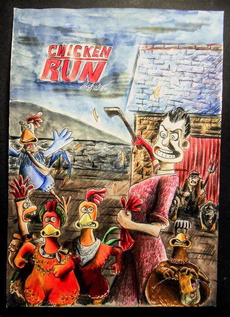 Chicken Run Movie Poster Fanart by Reikii-7 on DeviantArt